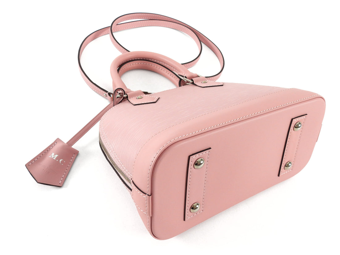 Louis Vuitton Light Pink Epi Alma BB Crossbody Bag