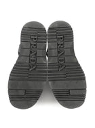 Prada Black Leather Fisherman Platform Sandals - 6/7