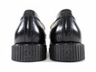 Chanel Black 24C Glossed Calfskin CC Loafers - 39.5C