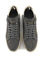 Officine Creative Grey Magic Nubuck Leather Low Sneakers - 40