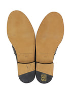 Bottega Veneta Espresso Brown Leather Gold Knot Buckle Astaire Loafer - 39.5