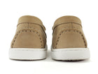 Christian Louboutin Taupe Beige Suede Chambeliboat Barbell Loafers - 40