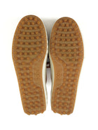 Tod's Rust Nubuck Suede and White Leather Cap Toe Sneakers - 39.5