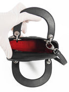 Dior Black Cannage Quilted Leather Mini Lady Dior Mini
