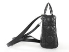Dior Black Cannage Quilted Leather Mini Lady Dior Mini