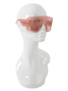 Dior Pink Vintage XL Pink Shield Mask Sunglasses
