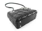 Dior Black Cannage Quilted Leather Mini Lady Dior Mini