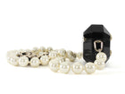 Chanel B21 Black Resin Crystal Pearl Airpods Pro Holder Bag
