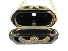 Chanel B21 Black Resin Crystal Pearl Airpods Pro Holder Bag