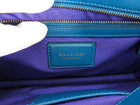 Bvlgari Teal Blue Medium Serpenti Forever Flap Bag
