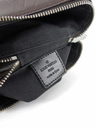 Louis Vuitton Brown Smooth Embossed Leather Glace Ray Belt Pouch Bag