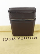 Louis Vuitton Brown Smooth Embossed Leather Glace Ray Belt Pouch Bag