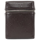 Louis Vuitton Brown Smooth Embossed Leather Glace Ray Belt Pouch Bag