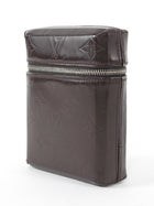 Louis Vuitton Brown Smooth Embossed Leather Glace Ray Belt Pouch Bag