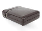Louis Vuitton Brown Smooth Embossed Leather Glace Ray Belt Pouch Bag