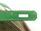 Hermes Green Tri-Color Ostrich Kelly Retourne 32 Handbag PHW