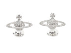 Vivienne Westwood Silver Silvertone Metal Orb Crystal Cufflinks