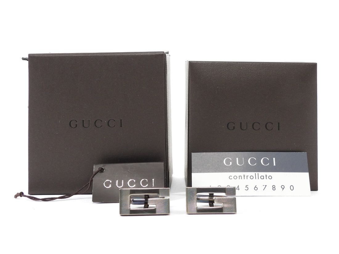 Gucci Silver x Tom Ford Sterling Silver G Cufflinks