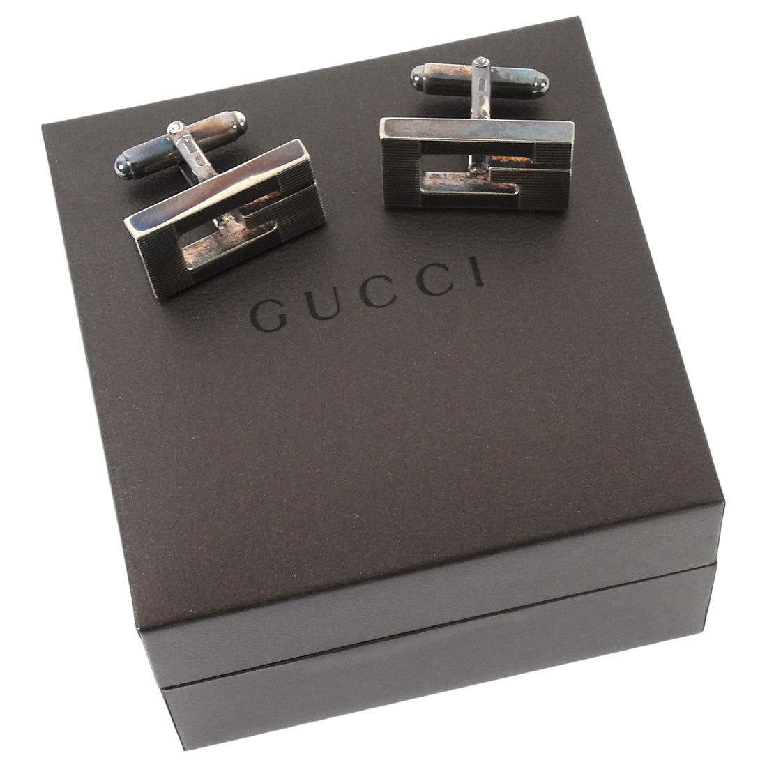 Gucci Silver x Tom Ford Sterling Silver G Cufflinks