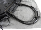 Balenciaga Black Le City Black Lambskin East West Shoulder Bag