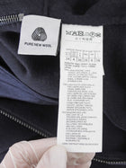 S Max Mara Navy Virgin Wool Zip Oversized Mid Length Hooded Coat - IT 38 / US 4