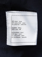 Chanel Navy Tweed CC Button Zip Down Jacket - FR 48