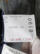Sacai Blue Ivory Denim and Wool Knit Layered Combo Jacket - JP 1 / S / US 4