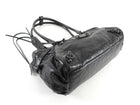 Balenciaga Black Le City Black Lambskin East West Shoulder Bag