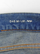 Saint Laurent Blue Saint Laurent D45 Wide Leg Faded Denim - 27