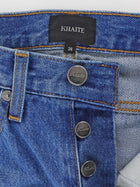 Khaite Blue Finley Faded Denim Straight Leg Jeans - 28