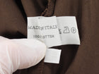 Miu Miu Brown Cotton Ruffle Hem Trouser and Wrap Skirt Set 38 / US 00-0