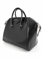 Givenchy Black Leather Large Antigona Two Way Handbag