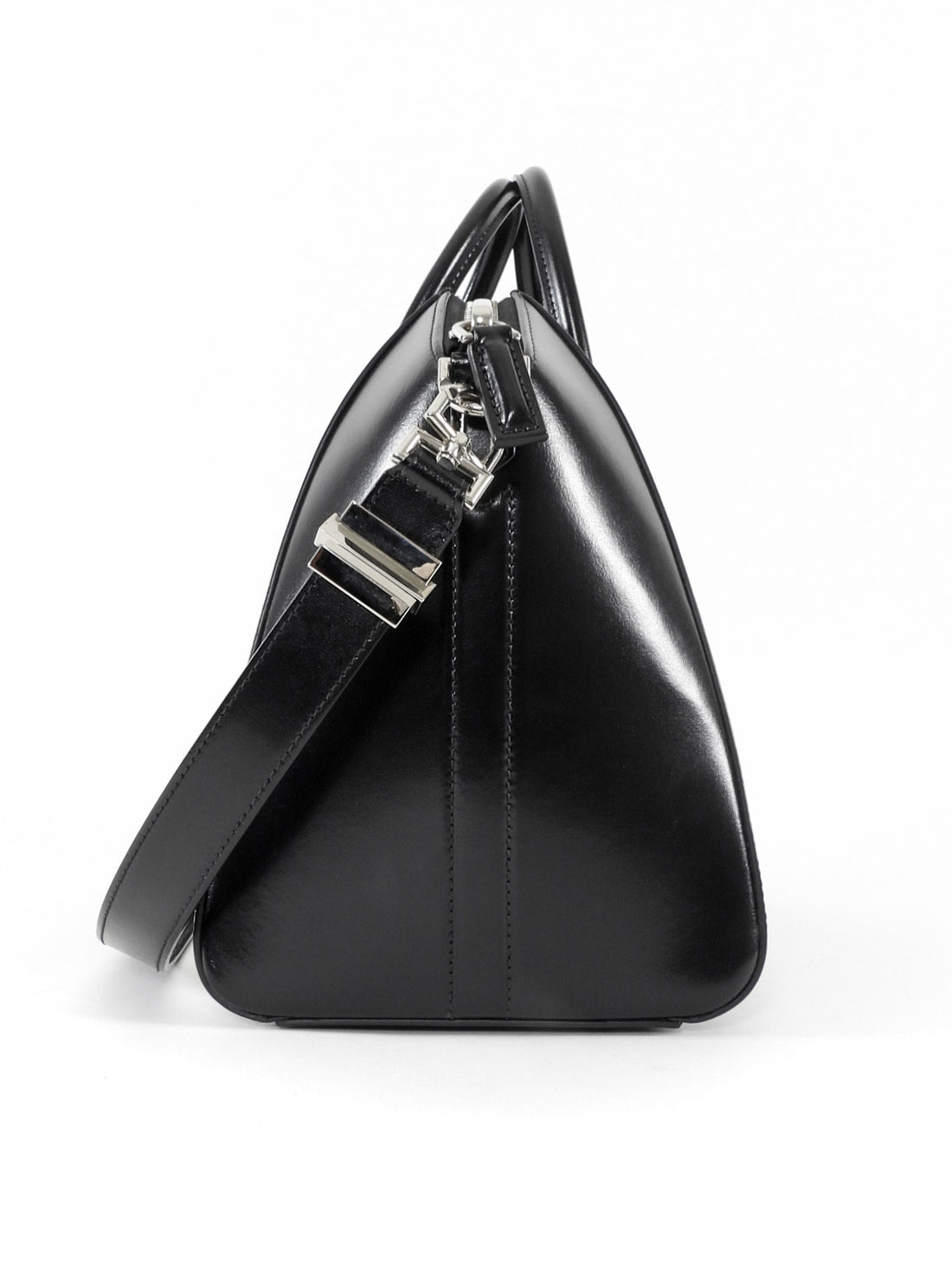 Givenchy Black Leather Large Antigona Two Way Handbag