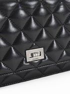 Chanel Black Aged Calfskin 2.55 Reissue Wallet on Chain Bag