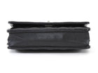 Chanel Black Aged Calfskin 2.55 Reissue Wallet on Chain Bag