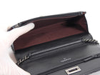 Chanel Black Aged Calfskin 2.55 Reissue Wallet on Chain Bag