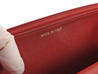 Chanel Red Elegant Stitched CC Wallet on Chain WOC Bag