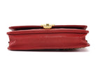 Chanel Red Elegant Stitched CC Wallet on Chain WOC Bag