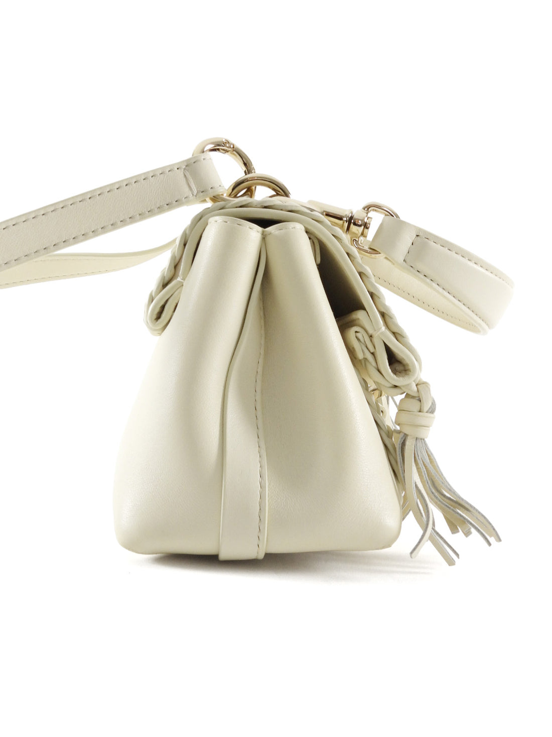 Chloe Ivory Leather Mini Penelope Two Way Shoulder Bag