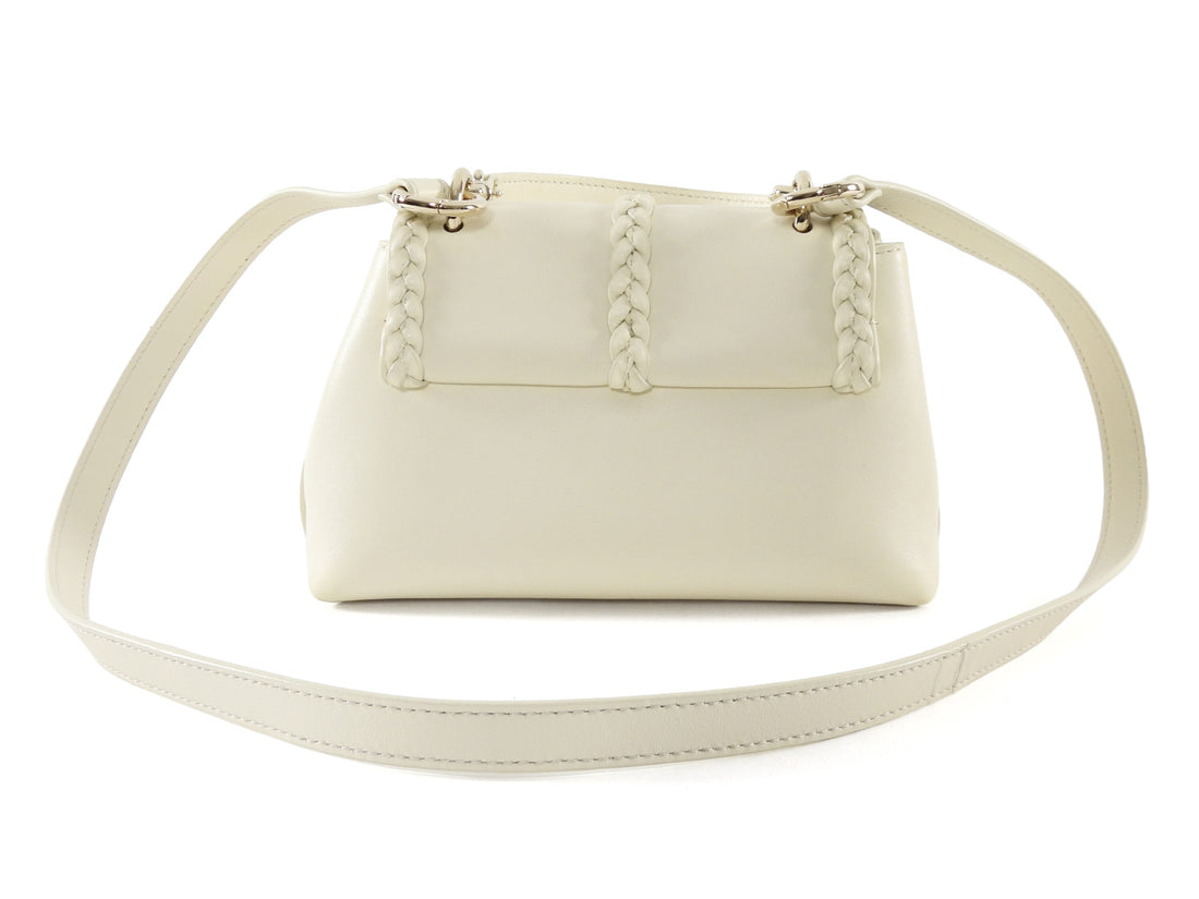 Chloe Ivory Leather Mini Penelope Two Way Shoulder Bag