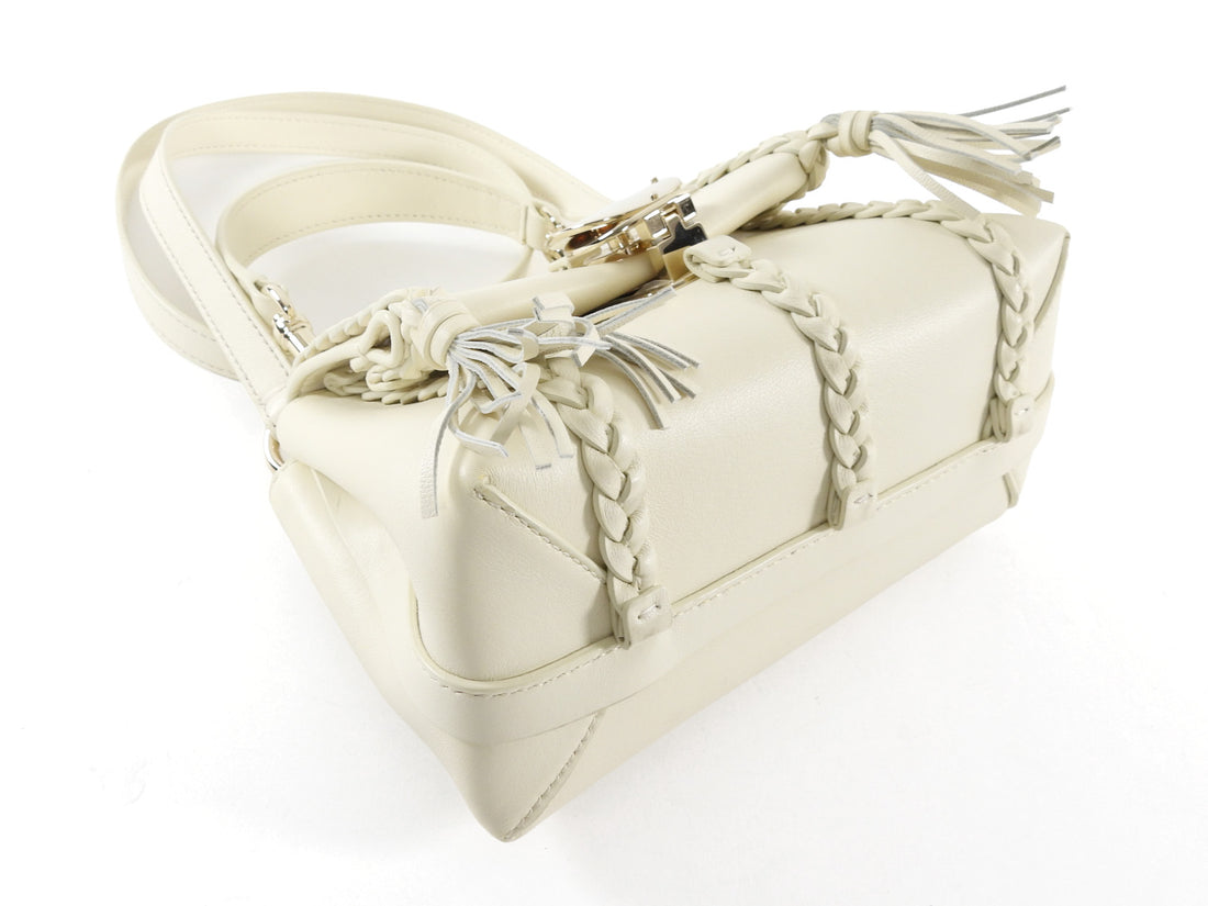 Chloe Ivory Leather Mini Penelope Two Way Shoulder Bag