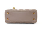 Dior Lady Dior Taupe Cannage Quilted Leather Small Bag GHW
