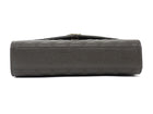 Saint Laurent Dark Grey Taupe Grain de Poudre Matelasse Triquilt Monogram Medium Flap Bag Medium