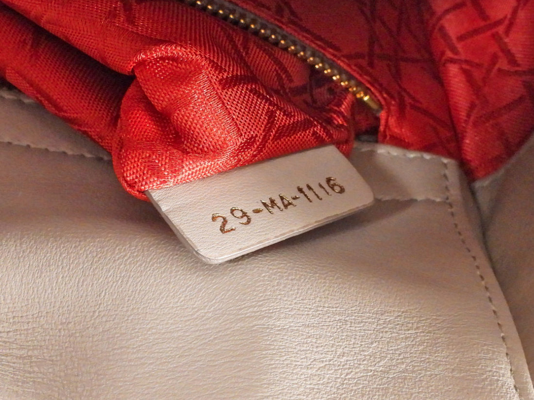 Dior Lady Dior Taupe Cannage Quilted Leather Small Bag GHW