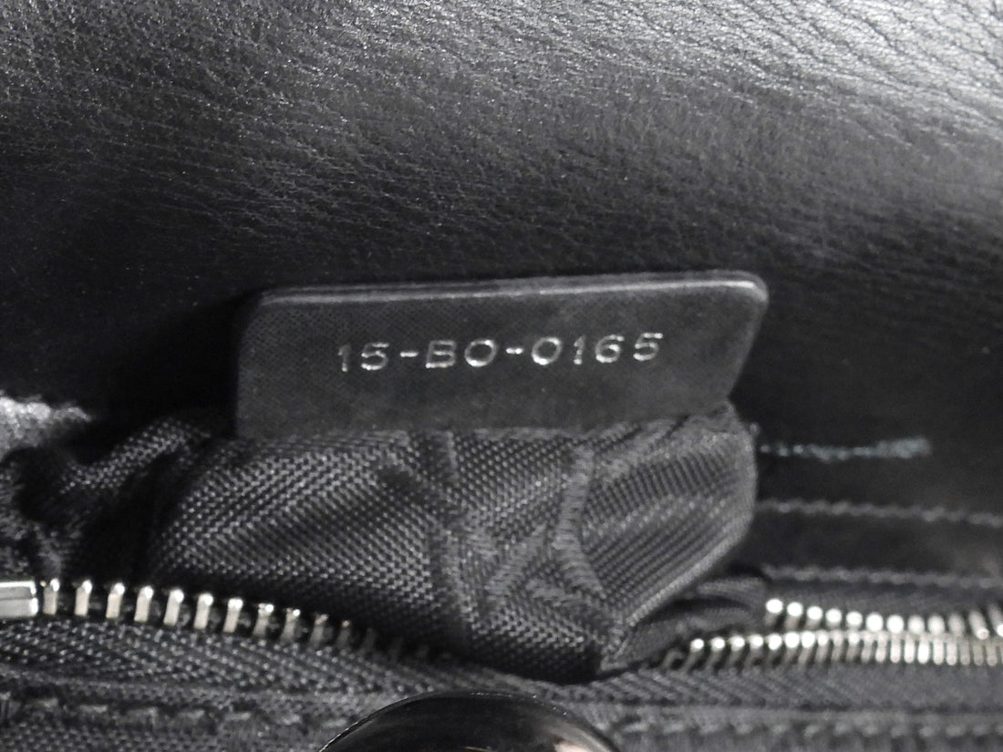 Dior Black Mini Lambskin Cannage Quilted Mini Lady Dior Bag