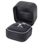 Tiffany & Co. Platinum Square Princess Cut 0.43 CT Diamond Solitaire Engagement Ring