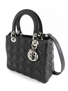 Lady Dior Black Cannage Leather Medium Bag SHW