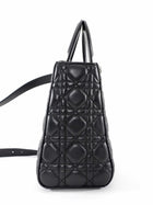 Lady Dior Black Cannage Leather Medium Bag SHW