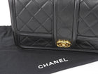 Chanel Black Medium Quilted Leather Elegant Medium CC Flap Bag