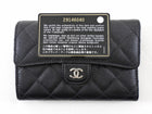 Chanel Black 2020 Caviar Leather Medium Classic Flap Wallet SHW Medium